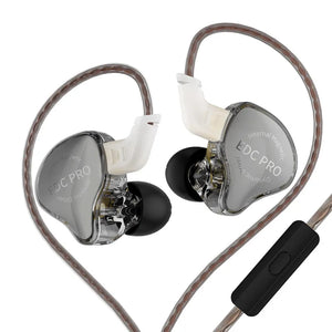 KZ EDC Pro Wire Earphone Large Dynamic Drivers Monitor Bass In-ear Headphone Cancelling Headset with Detachable Audio Cable