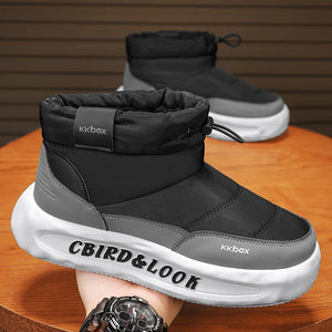 Mens Winter Velvet Ankle Boots – Warm Stylish Winter Shoes