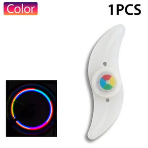 Bicycle Spoke Lights IP67 Waterproof LED Bike Wheel Lights Colorful Cycling Wheel Spoke Lamp Safety Warning Bike Accessories