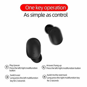 NEW E6S Bluetooth Earphones Wireless bluetooth headset Noise Cancelling Headsets With Microphone Headphones For Xiaomi Redmi