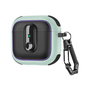 2025 Armor Lock Earphone Cover For AirPods 4 Pro2 3 2 1 Case TPU PC Shockproof Headphone Box For AirPods Pro 2 2nd 4th Cases