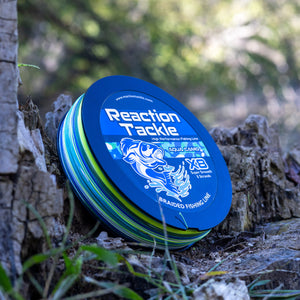 Reaction Tackle X8 Braided Fishing Line - Aqua Camo 8 Strand