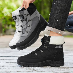 Mens Winter Snow Boots – Warm Durable Outdoor Shoes