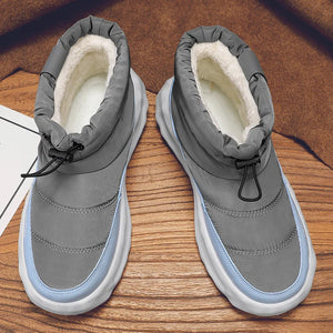 Mens Winter Velvet Ankle Boots – Warm Stylish Winter Shoes