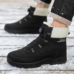 Mens Winter Snow Boots – Warm Durable Outdoor Shoes