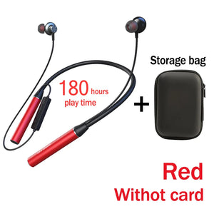 Wireless Headphones Neckband Bluetooth Earphone With Microphone Long Battery Auriculares High Quality Headset Sport For TF Card