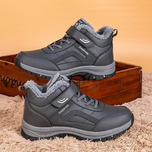 Mens Waterproof Winter Snow Boots – Warm Durable Outdoor Shoes
