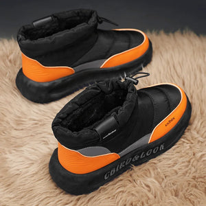 Mens Winter Velvet Ankle Boots – Warm Stylish Winter Shoes