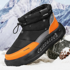 Mens Winter Velvet Ankle Boots – Warm Stylish Winter Shoes