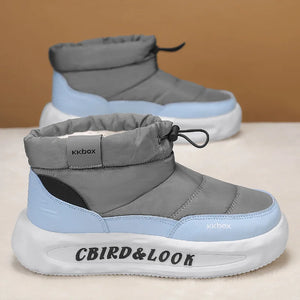 Mens Winter Velvet Ankle Boots – Warm Stylish Winter Shoes