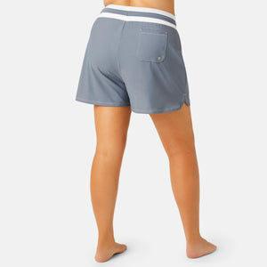 Women's Plus Size Drawstring Swim Short