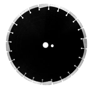 Tomahawk 12” Premium Asphalt Diamond Blade 10mm Segments for Walk-Behind & Handheld Saws Cuts Asphalt, Concrete & More - TRAPSKI