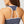 Women's Popcorn Stripe Twist Front Racerback Croptini Top
