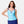 Women's Textured Stripe Double Strap Tankini Top