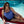 Women's Plus Size Textured Mesh Side Tie Blouson Tankini Top