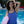 Women's Textured Mesh Side Tie Blouson Tankini Top