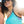 Women's Textured Mesh Side Tie Blouson Tankini Top
