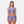 Girls' Foil Mermaid Rash Guard and Bikini Swim Set