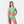Girls' Foil Mermaid Rash Guard and Bikini Swim Set