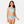 Girls' Oasis Chevron Rash Guard and Bikini Swim Set