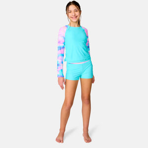 Girls' Dreamy Drift Rash Guard Swim Set