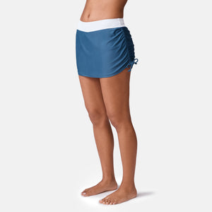 Women's Side Shirred Swim Skirt
