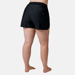 Women's Plus Size Drawstring Swim Short