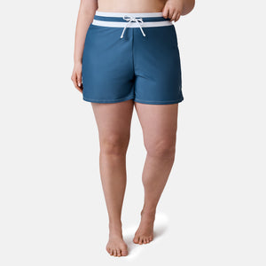 Women's Plus Size Drawstring Swim Short