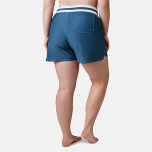 Women's Plus Size Drawstring Swim Short