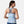 Women's Mosaic Mirage Lace Up Racerback Tankini Top