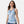 Women's Mosaic Mirage Lace Up Racerback Tankini Top