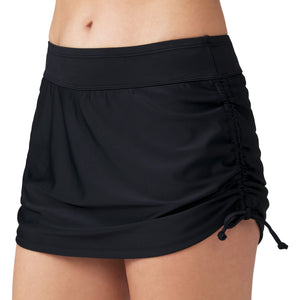 Women's Side Shirred Swim Skirt