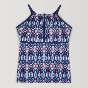 Women's Cascade Ikat 2-in-1 Keyhole Tankini Top