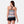 Women's Zigzag Zest Macrame Back Tankini Top