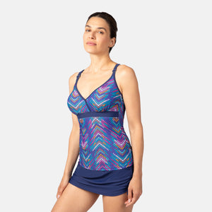 Women's Rhumba Macrame Back Tankini Top