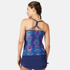 Women's Rhumba Macrame Back Tankini Top