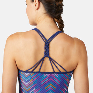 Women's Rhumba Macrame Back Tankini Top