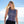 Women's Bursting Blooms Full Side Shirring Tankini Top