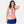Women's Poolisde Bouquet Double Strap Tankini Top