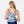 Women's Sunlit Floral Side Shirred V-Neck Tankini Top