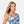 Women's Sunlit Floral Side Shirred V-Neck Tankini Top