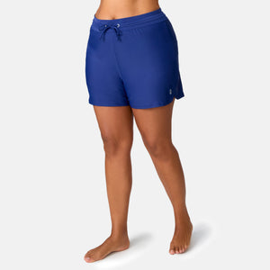 Women's Plus Size Drawstring Swim Short