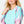 Women's Long Sleeve Swim Shirt with Built-in Bra