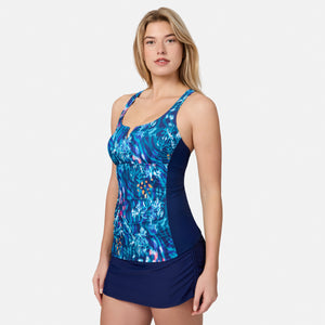 Women's Undersea Notch Front Tankini Top