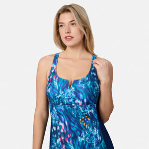 Women's Undersea Notch Front Tankini Top