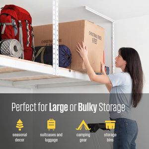 4' x 8' Overhead Garage Storage Rack Frame Kit