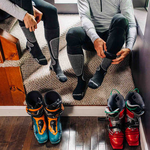 Merino Wool Snowboard Socks - Lightweight Over The Calf