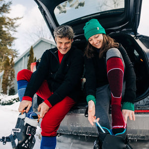 Merino Wool Ski Socks - Microweight - Over The Calf