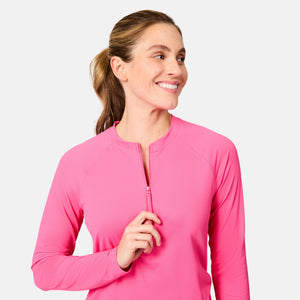 Women's SunFree Quarter Zip UPF Sunshirt