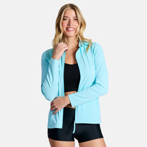 Women's SunFree Full Zip UPF Sunshirt